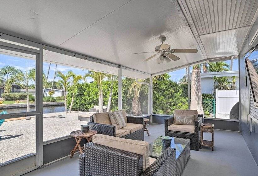 Palm City Canalfront Home W/ Boat Dock & Fire Pit!