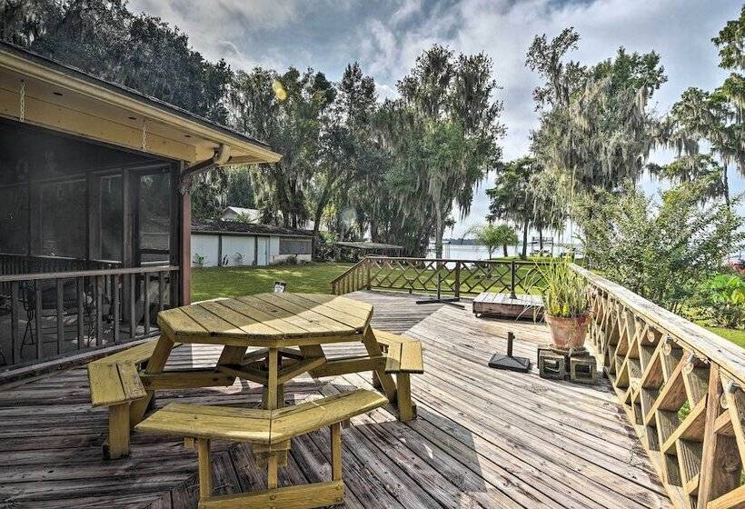 Pirate Cove  Home In Welaka: Dock & River Access!