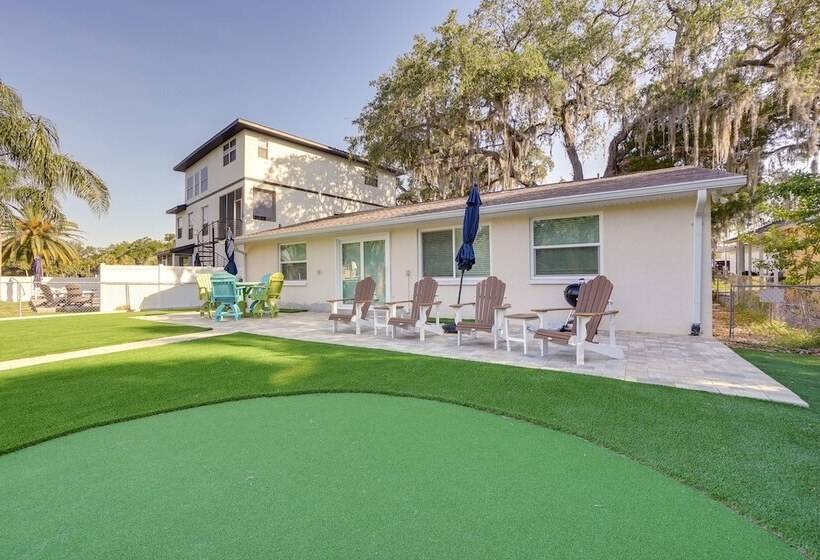 Riverfront Home W/ Putting Green & Boat Dock!