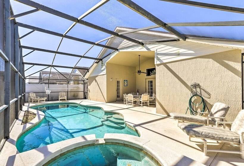 Home W/ Private Pool & Hot Tub ~ 4 Mi To Disney!