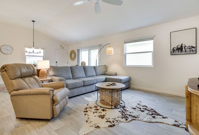 The Villages Home W/ Golf Cart & Community Pools!