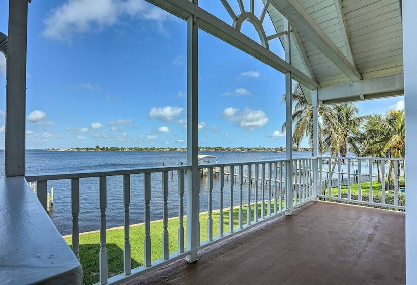 Upscale Waterfront Palm City Home W/ Dock!