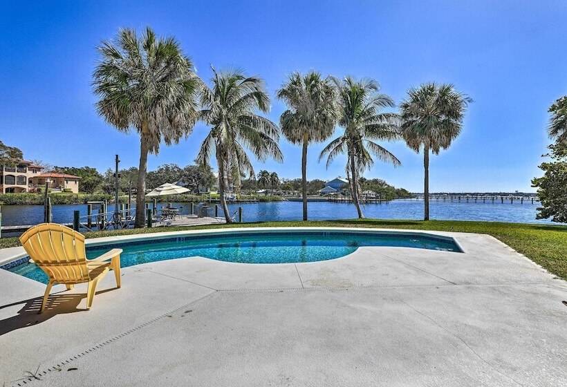 Waterfront Palmetto Home W/ Pool, Dock & Kayaks!