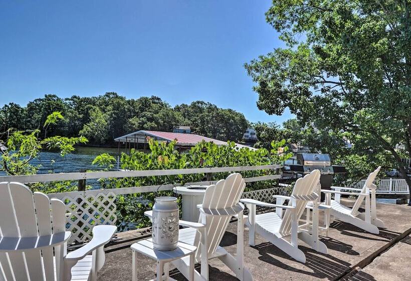 Waterfront Lake Ozark Home W/ Dock & Boat Slip!
