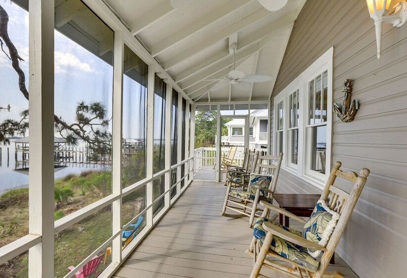 Waterfront Ochlockonee Bay Cottage W/ Views!