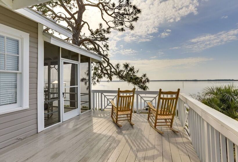 Waterfront Ochlockonee Bay Cottage W/ Views!