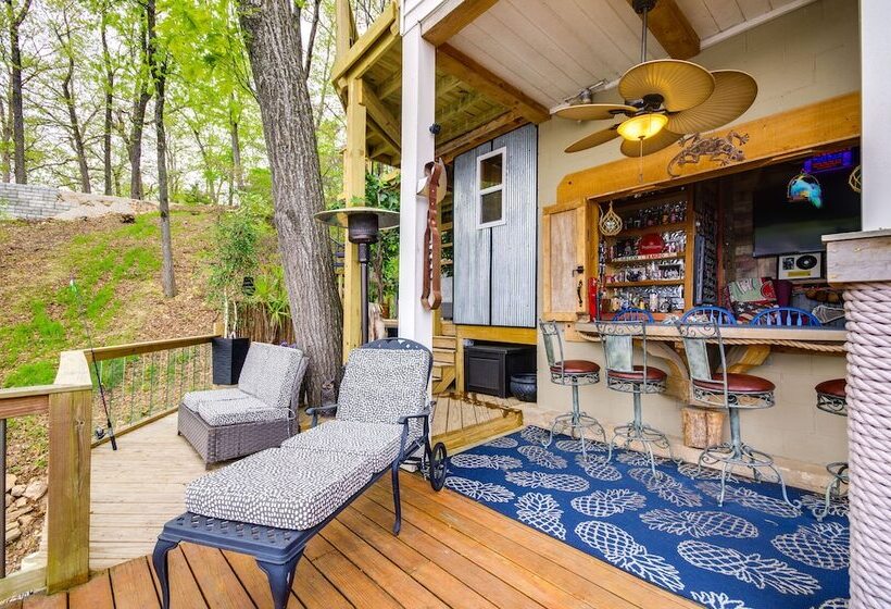 Waterfront Ozarks Home W/ Hot Tub, Bar & Dock