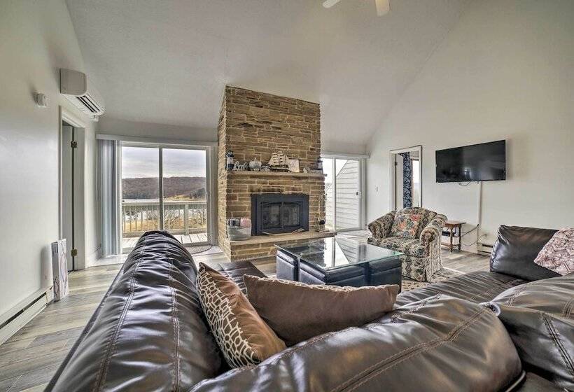 Alpine Lake Resort Home: Stunning Lake Views!