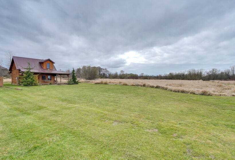 Private Hot Tub:  Blue Sky Cabin  In Sequim
