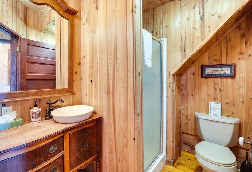 Private Hot Tub:  Blue Sky Cabin  In Sequim