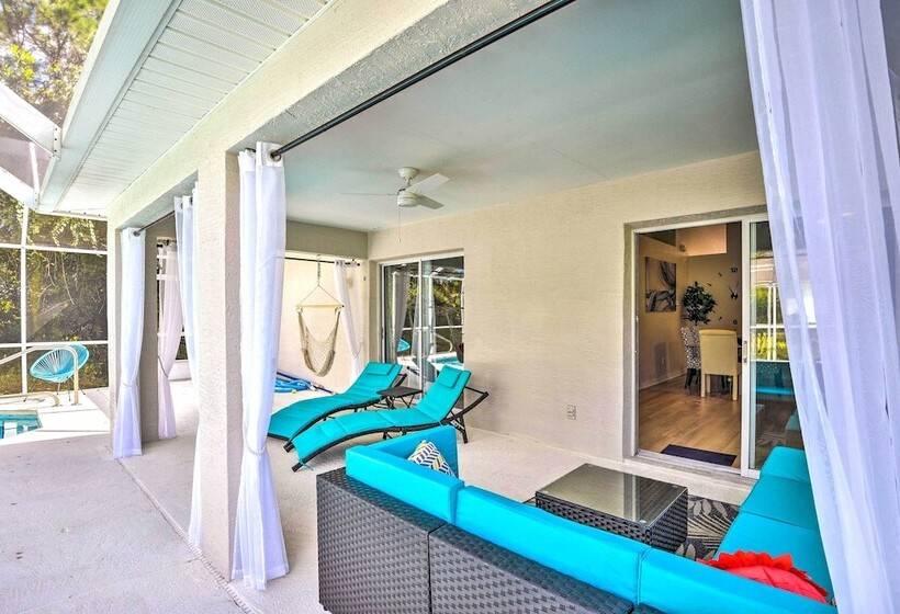 Bright Palm Coast Gem W/ Lanai & Private Pool
