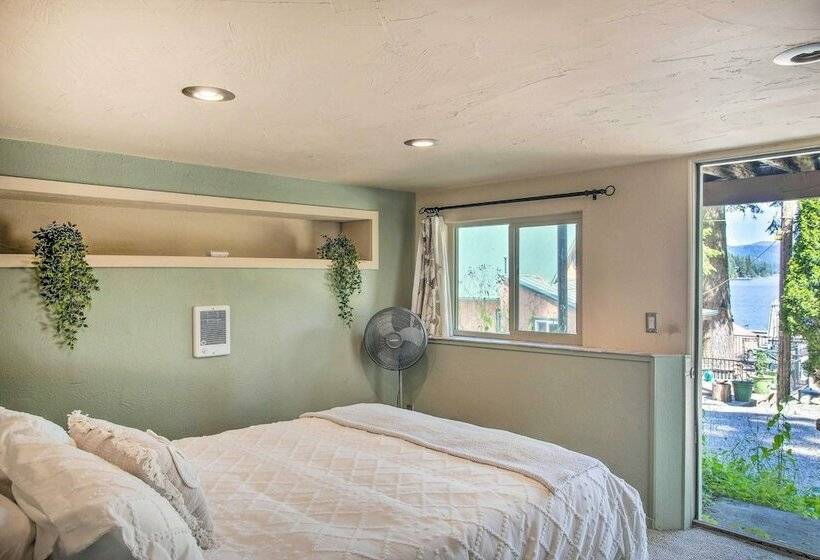 Charming Cabin On Newman Lake W/ Boat Dock!