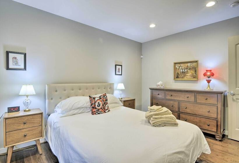 Chic, Central Downtown Duplex ~ 1 Mile To Duke!