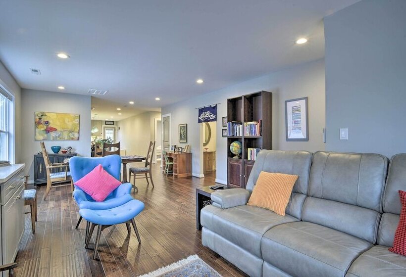 Chic, Central Downtown Duplex ~ 1 Mile To Duke!