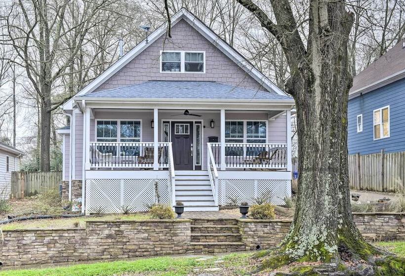 Chic, Central Downtown Duplex ~ 1 Mile To Duke!