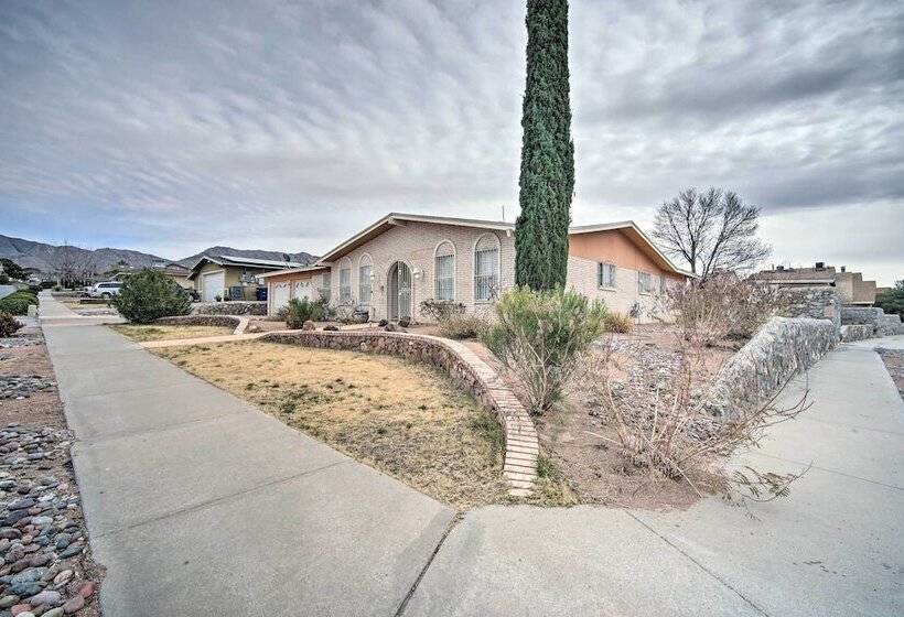 El Paso Home W/ Bbq Grill 4 Mi To Sunland Park!