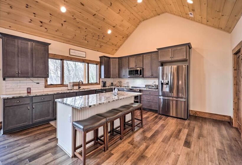 Mountainside Retreat W/ Fire Pit In Banner Elk