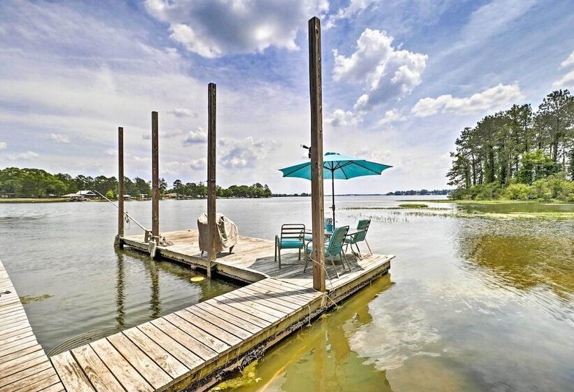 Home On Jordan Lake W/ Shared Dock & Boat Slip!