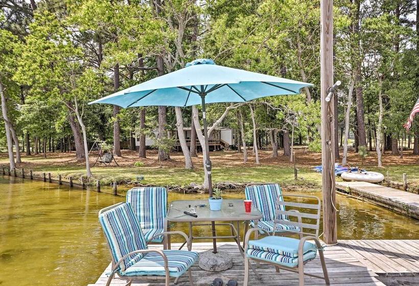 Home On Jordan Lake W/ Shared Dock & Boat Slip!