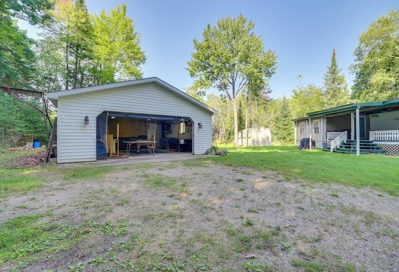 Houghton Lake Area Home W/ Fire Pit & Yard!