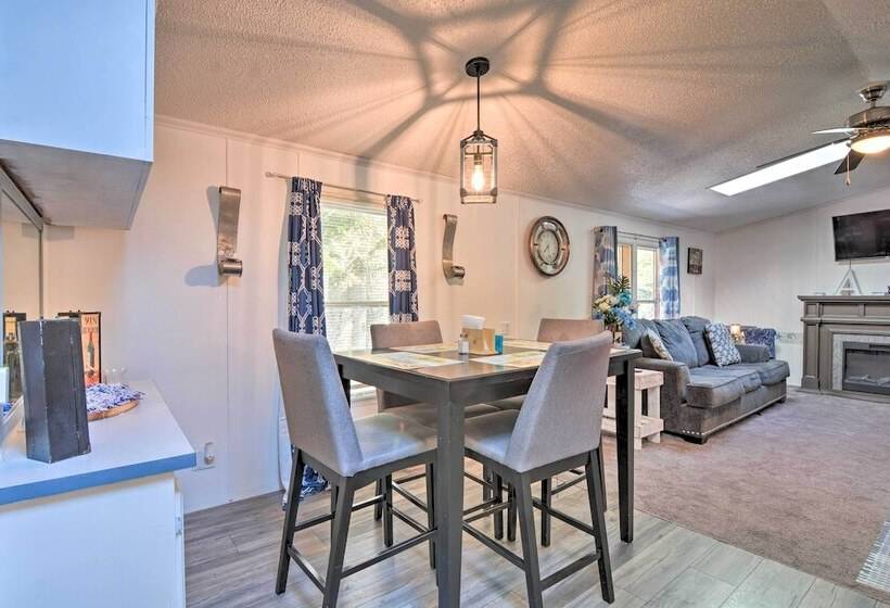 Houghton Lake Area Home W/ Fire Pit & Yard!