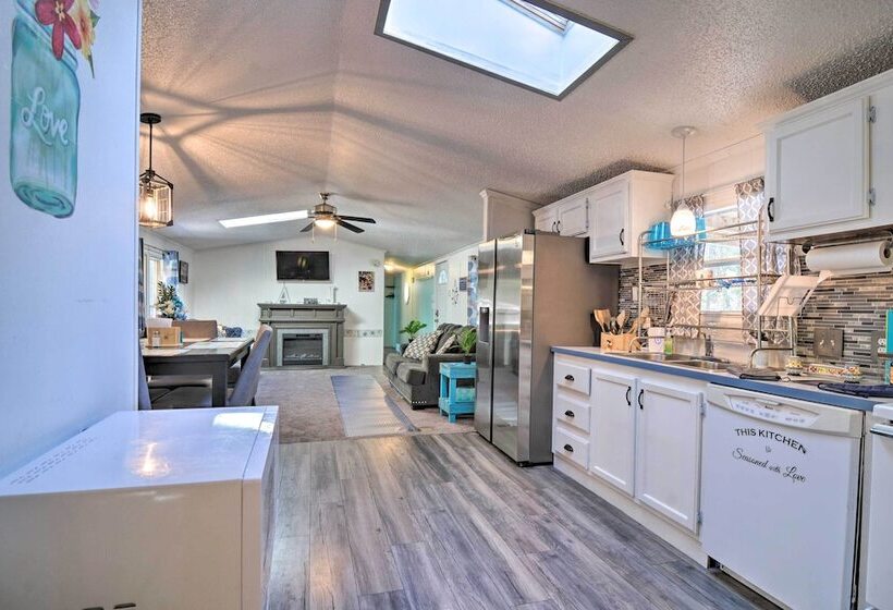 Houghton Lake Area Home W/ Fire Pit & Yard!