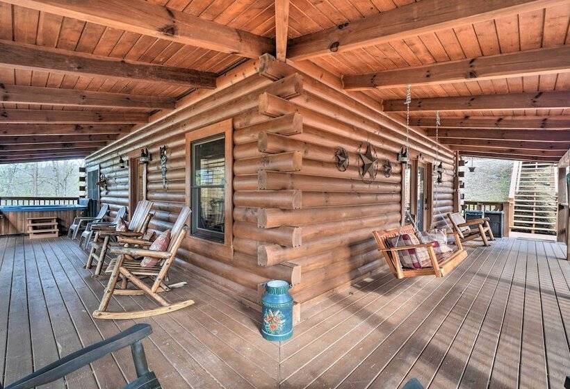 Inviting Sevierville Cabin W/ Deck & Hot Tub!