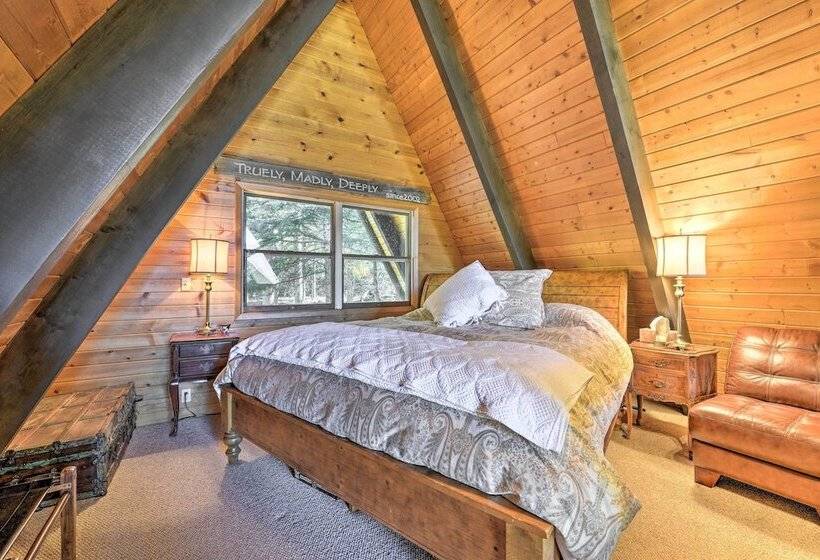 Irwin A Frame Cabin W/ Deck & Mountain Views!