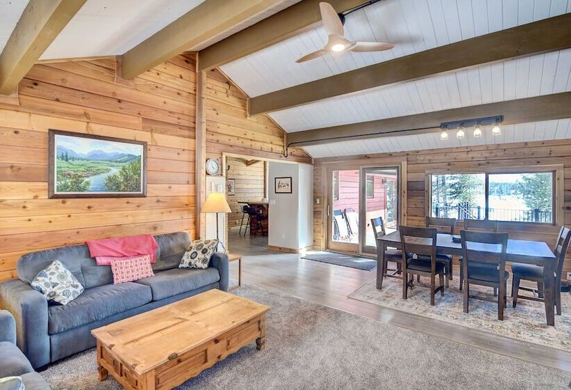 Hot Tub & Mtn Views: Waterfront Grand Lake Cabin!