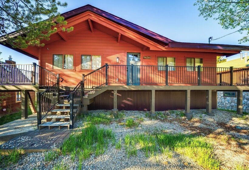 Hot Tub & Mtn Views: Waterfront Grand Lake Cabin!