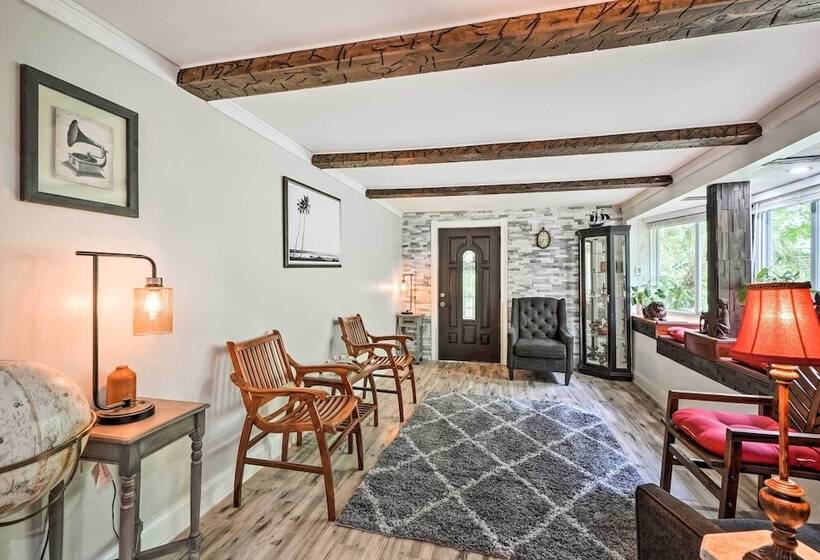 Lush Riverfront Escape W/ Private Boat Dock!