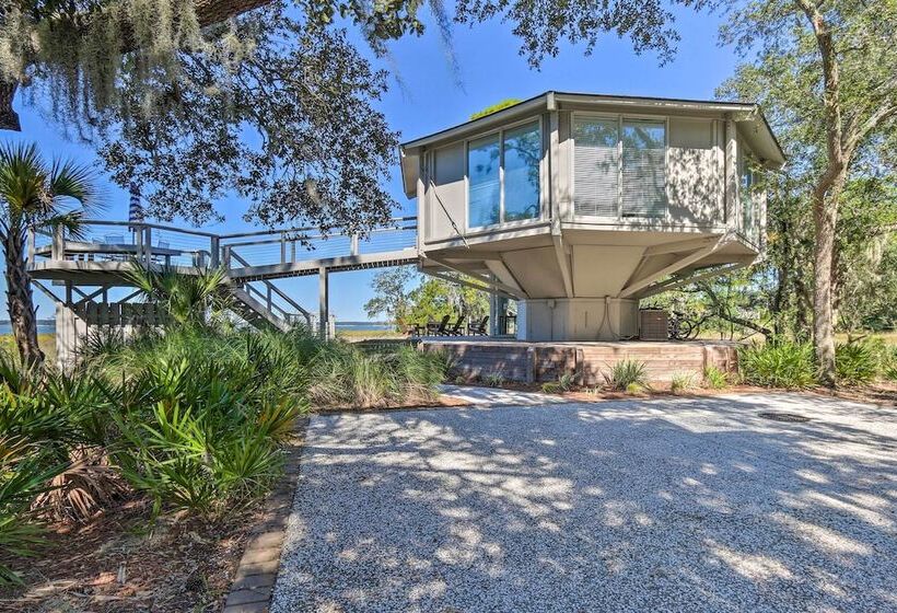 Ocean View Treetop Escape W/ Fire Pit!