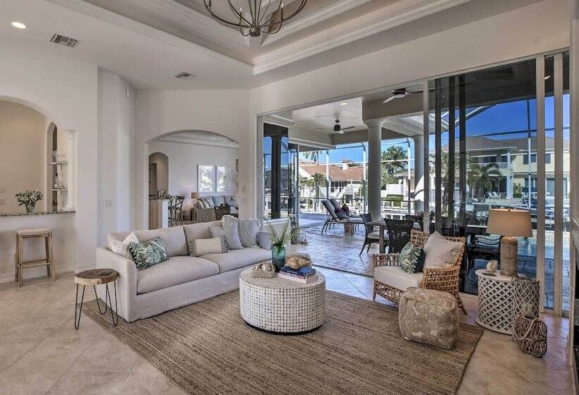 Luxury Island Oasis W/ Pool & Dock, 1 Mi To Beach!