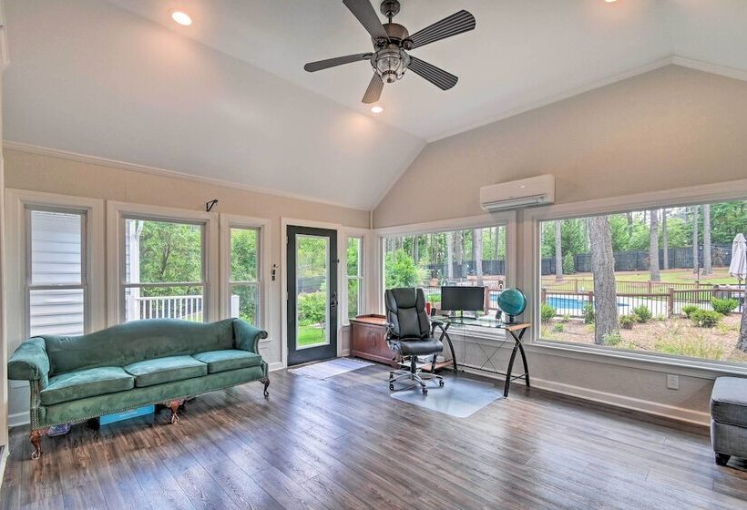 Peaceful Southern Pines Home W/ Pool + Yard!
