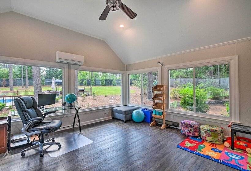 Peaceful Southern Pines Home W/ Pool + Yard!