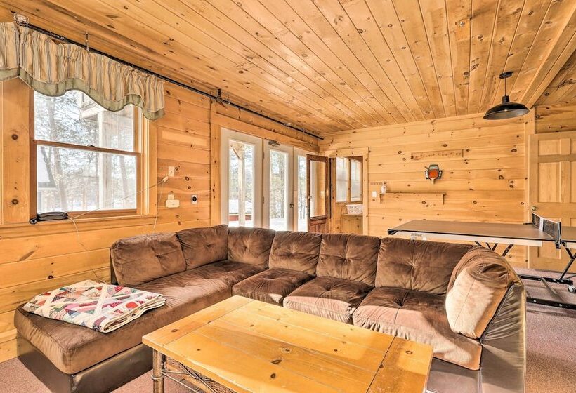 Quiet Waterfront Cabin W/ Dock, Game Room, Hot Tub