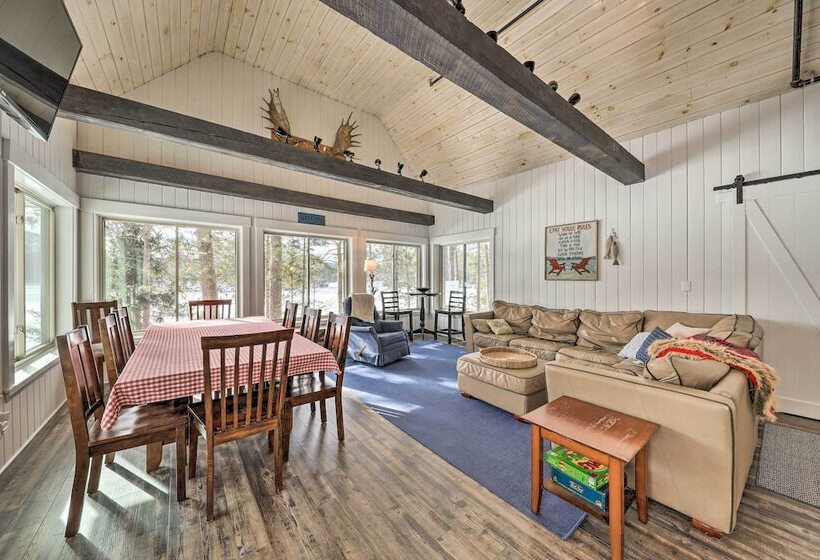 Quiet Waterfront Cabin W/ Dock, Game Room, Hot Tub