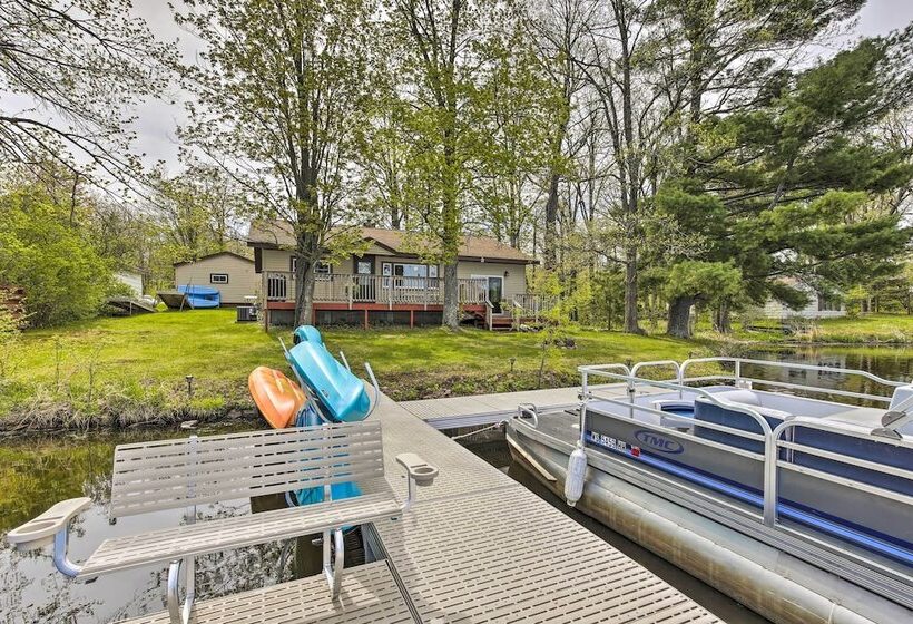 Big Fish Bay Hideaway    Rice Lake Home W/ Dock!