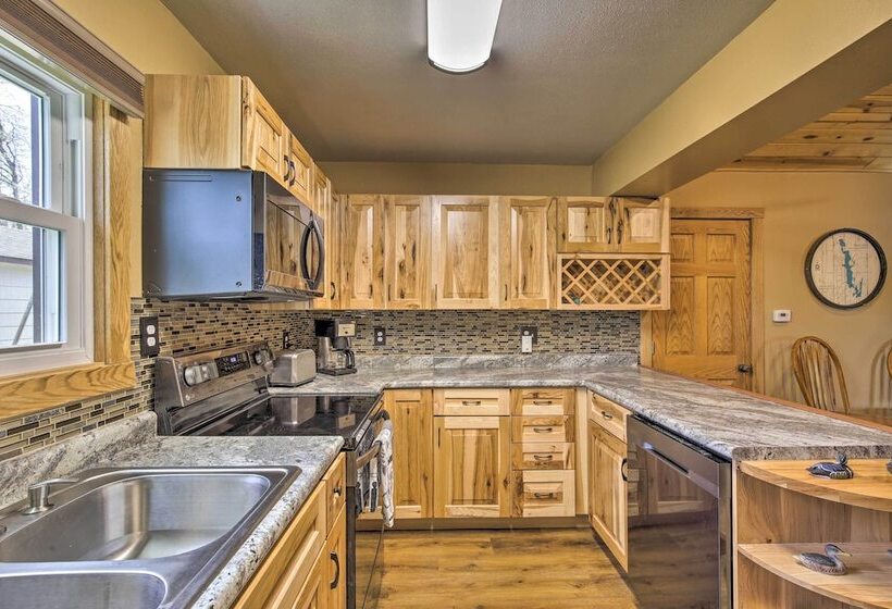 Big Fish Bay Hideaway    Rice Lake Home W/ Dock!