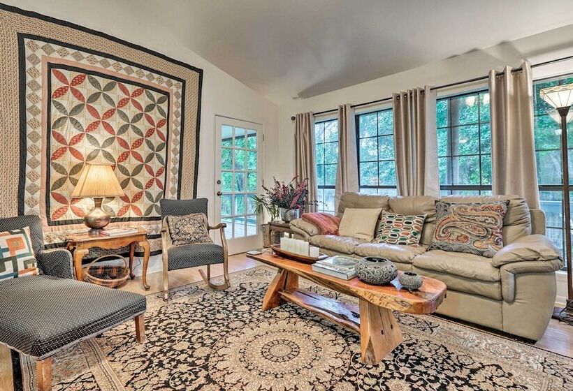 Riverfront Martindale House W/ 2 Covered Decks