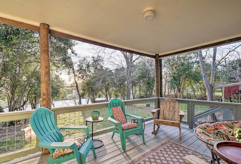 Riverfront Martindale House W/ 2 Covered Decks