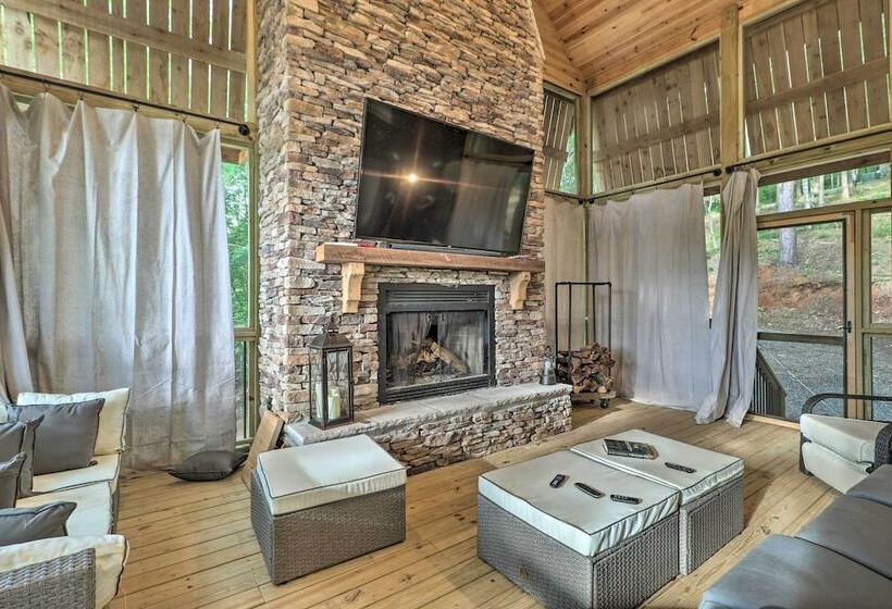 Rustic Chic Riverfront Home W/ Dock, Deck & Canoes