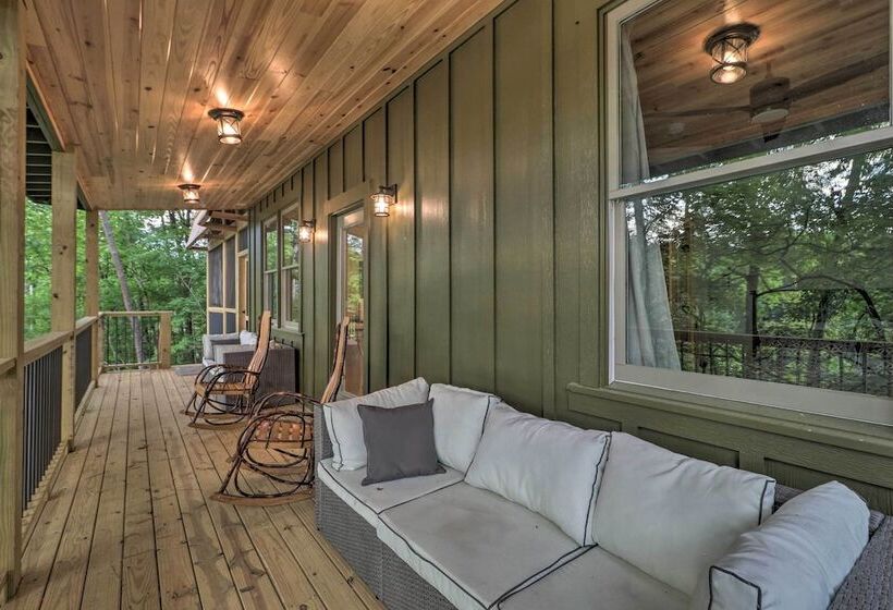 Rustic Chic Riverfront Home W/ Dock, Deck & Canoes