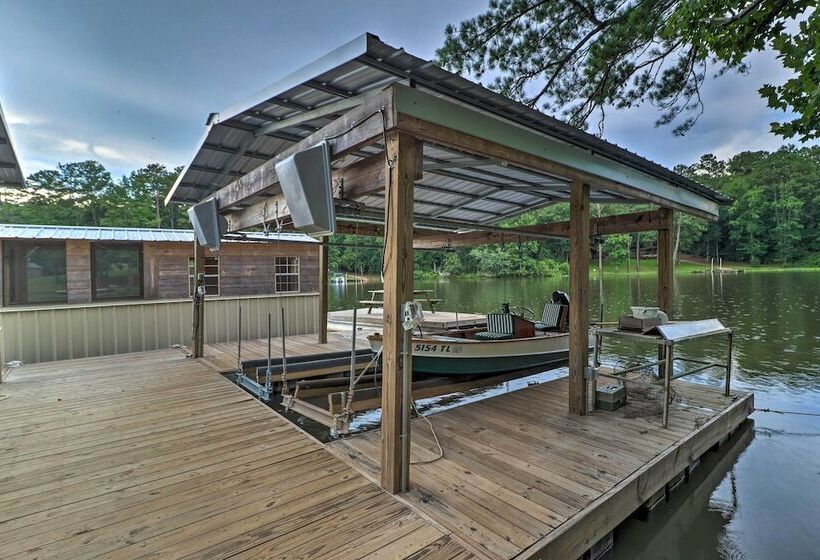 Rustic Chic Riverfront Home W/ Dock, Deck & Canoes