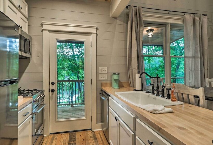 Rustic Chic Riverfront Home W/ Dock, Deck & Canoes