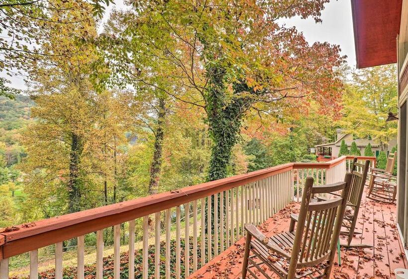 Rustic Red Cabin W/ Deck In Maggie Valley Club!