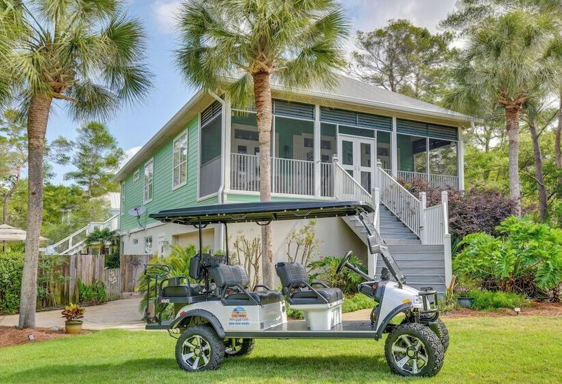 Santa Rosa Beach Home W/ Pool, Hot Tub & Golf Cart