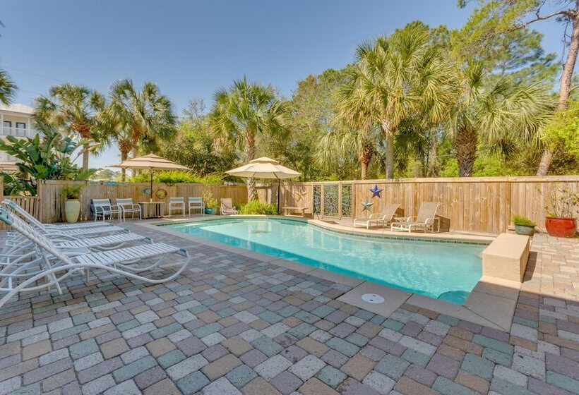 Santa Rosa Beach Home W/ Pool, Hot Tub & Golf Cart
