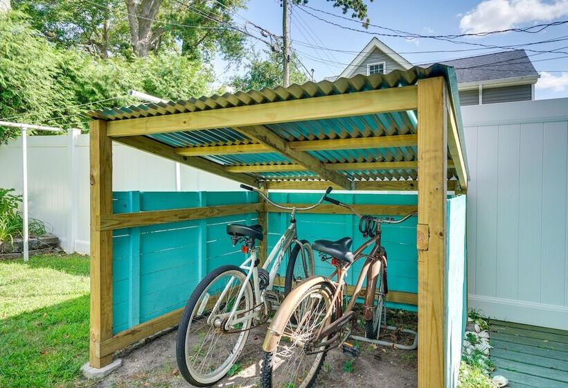 The 1818 Home W/ Porch & Grill   1 Mi To Beach!