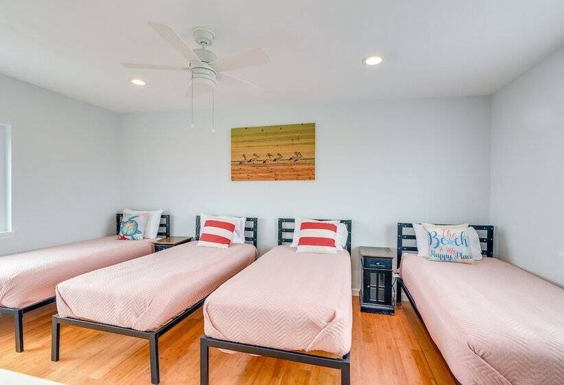 Boardwalk To Beach: Ocean View Surfside Home!